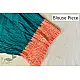 latest collection of cotton bandhni Blue-Orange sarees