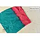 latest collection of cotton bandhni Blue-Peach sarees