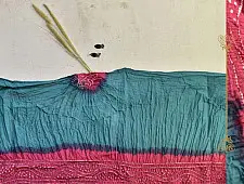 Malvika . मालविका ● Cotton Tie & Dyed Bandhani Saree ● 13