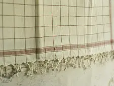 Indulge yourself | Handwoven - Cotton Brown Checks Towel