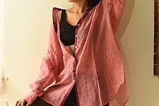 Handloom Cotton Checks Unisex Shirt