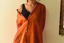 Handloom Gamcha Cotton ~ Full Sleeve Shirt