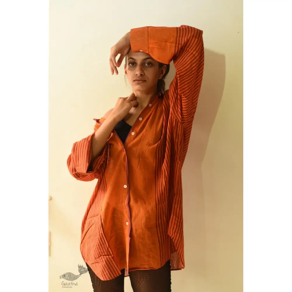 shop Handloom Gamcha Cotton ~ Full Sleeve Shirt