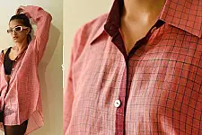 Handloom Cotton Checks Unisex Shirt