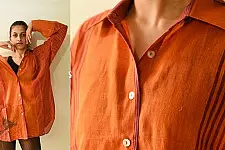 Handloom Gamcha Cotton ~ Full Sleeve Shirt