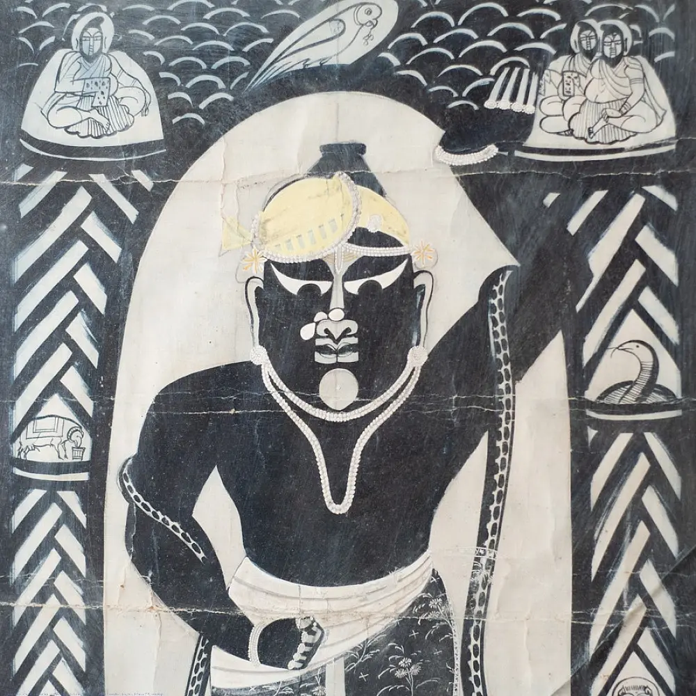 Indian Antique Painting | Srinath ji  