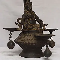 Antiquities from Khajuraho | Shree Kuber Diya Stand