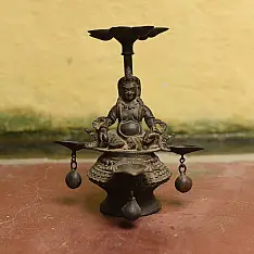 Antiquities from Khajuraho | Shree Kuber Diya Stand