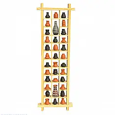 Terracotta Tales | Terracotta Miniature Pottery Art - Vertical Frame