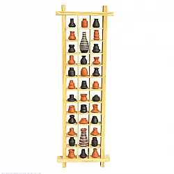 Terracotta Tales | Terracotta Miniature Pottery Art - Vertical Frame