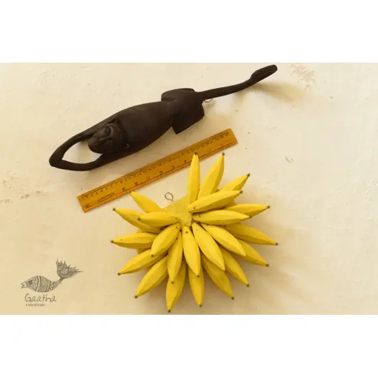 shop Handmade Wooden Wall Hanging ~ Monkey & Bananas