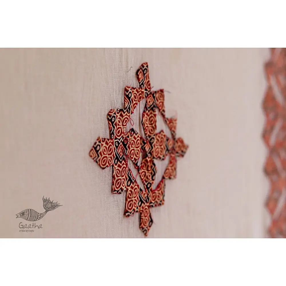 Sweet Smelling Frangipani ❀ Applique Dupatta ❀ 10