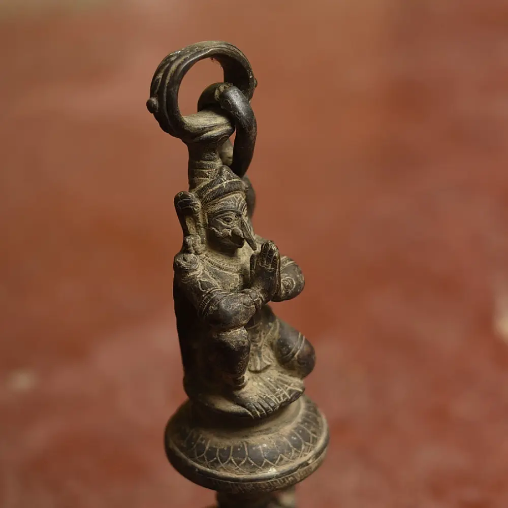 Shop Antique from Khajuraho Brass Garuda Bell
