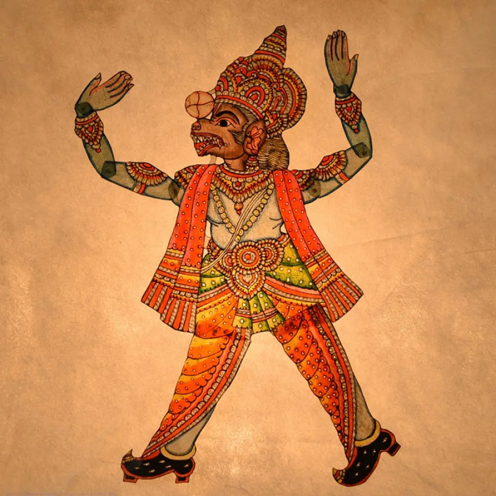Handmade leather Puppet Vishnu Dashavatar - Varaha