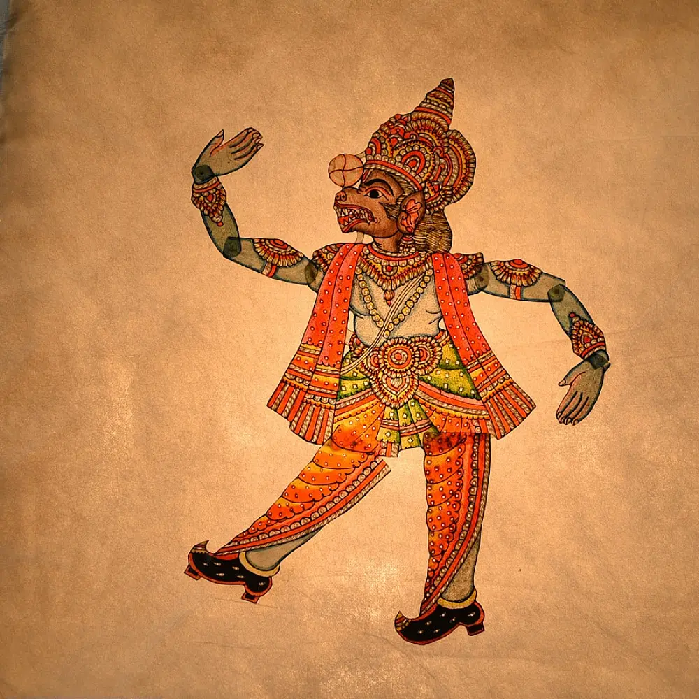 Handmade leather Puppet Vishnu Dashavatar - Varaha