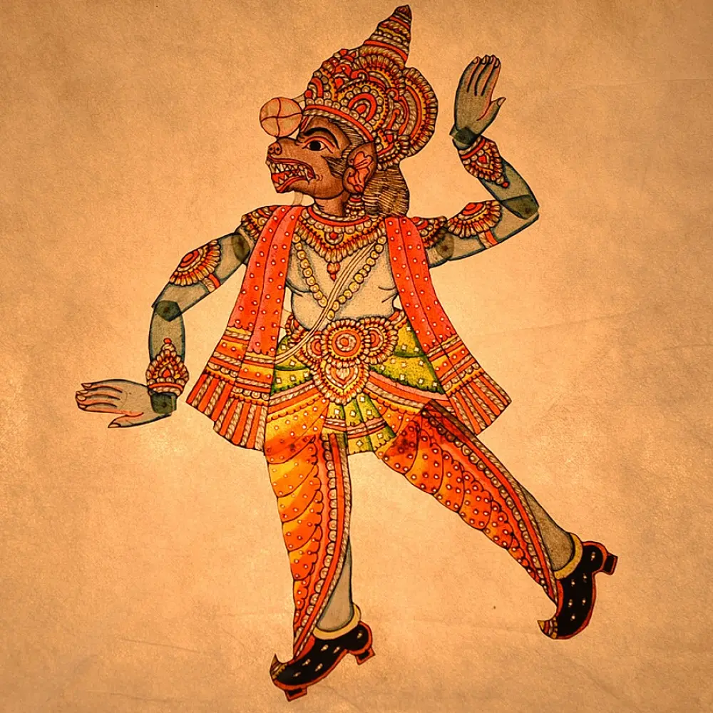 Handmade leather Puppet Vishnu Dashavatar - Varaha