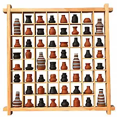 Terracotta Tales | Terracotta Miniature  Pottery  | Frame 12 x 12 inch