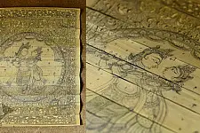 Sira | Tala Pattachitra ~ Radha Krishna Painting on Palm Leaf