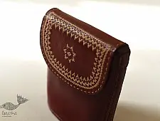 Be Nomadic ~ Kutchi Leather Sling Handbag - Brown