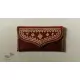 shop Kutchi Leather Embroidered Purse / Wallet