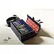 shop Kutchi Leather Sling HandbagKutchi Leather Sling Blue Handbag - With Zari Embroidery