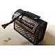 shop Leather Handbag - Kutchi Embroidery With Leather