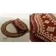 shop Kutchi Leather Embroidered Purse / Wallet