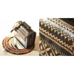 Be Nomadic ~ Kutchi Leather Handbag With Embroidery