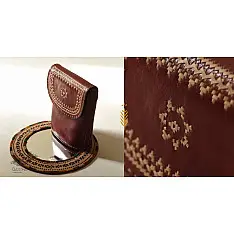 Be Nomadic ~ Kutchi Leather Sling Handbag - Brown