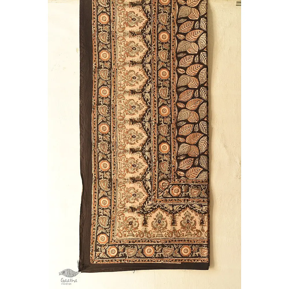 buy Thick Cotton Bedsheet with Bagru Block Print