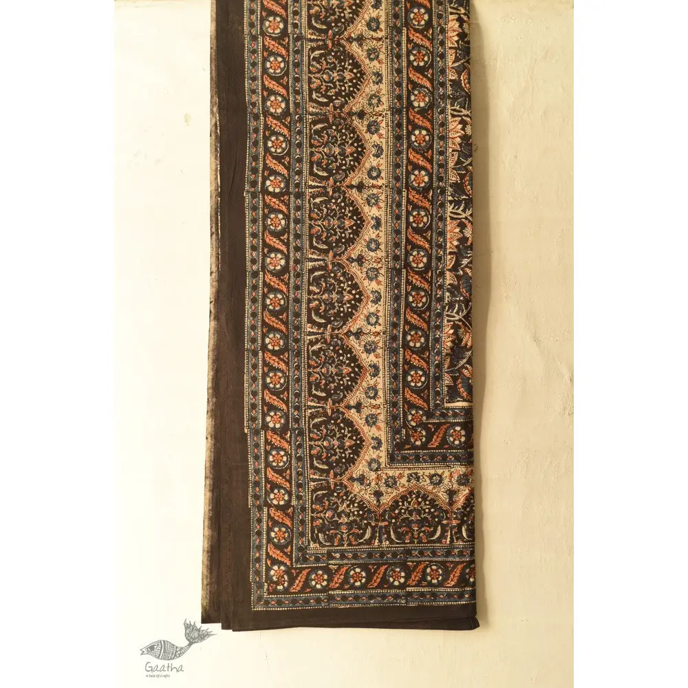 Bagru Hand Block Printed With Natural Color Bedsheet  online
