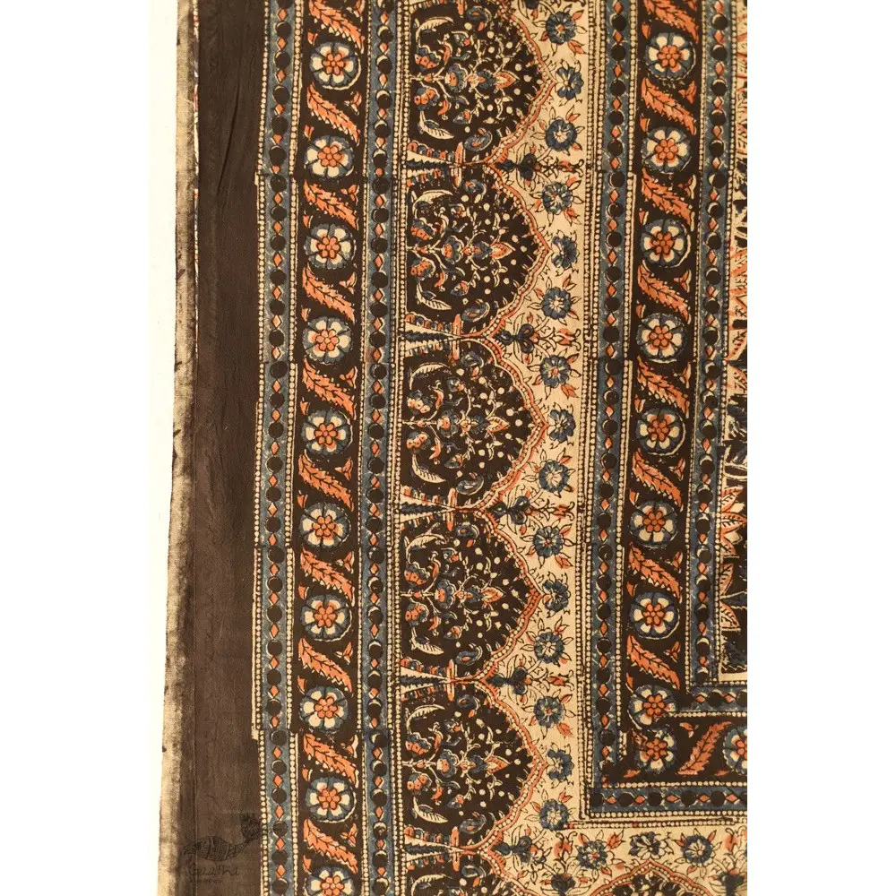 Bagru Hand Block Printed With Natural Color Bedsheet  online