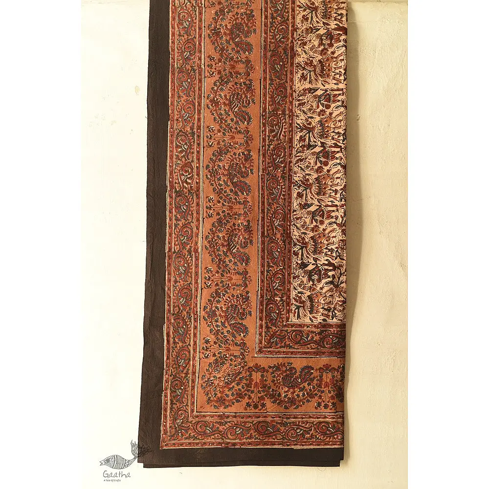 buy Bagru Bed sheet - Natural Dyed Hand Block Printed 