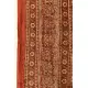 buy Bagru Block Printed Bedhseet With Natural Color