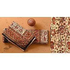 Bagru Bedsheet | Natural Color . Hand Block Printed - 90" x 108"