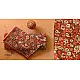 buy Bagru King Size Bedsheet With Pillow Covers | Natural Color