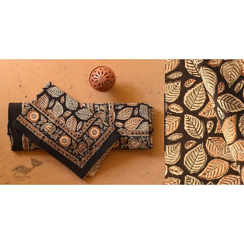 buy Thick Cotton Bedsheet with Bagru Block Print