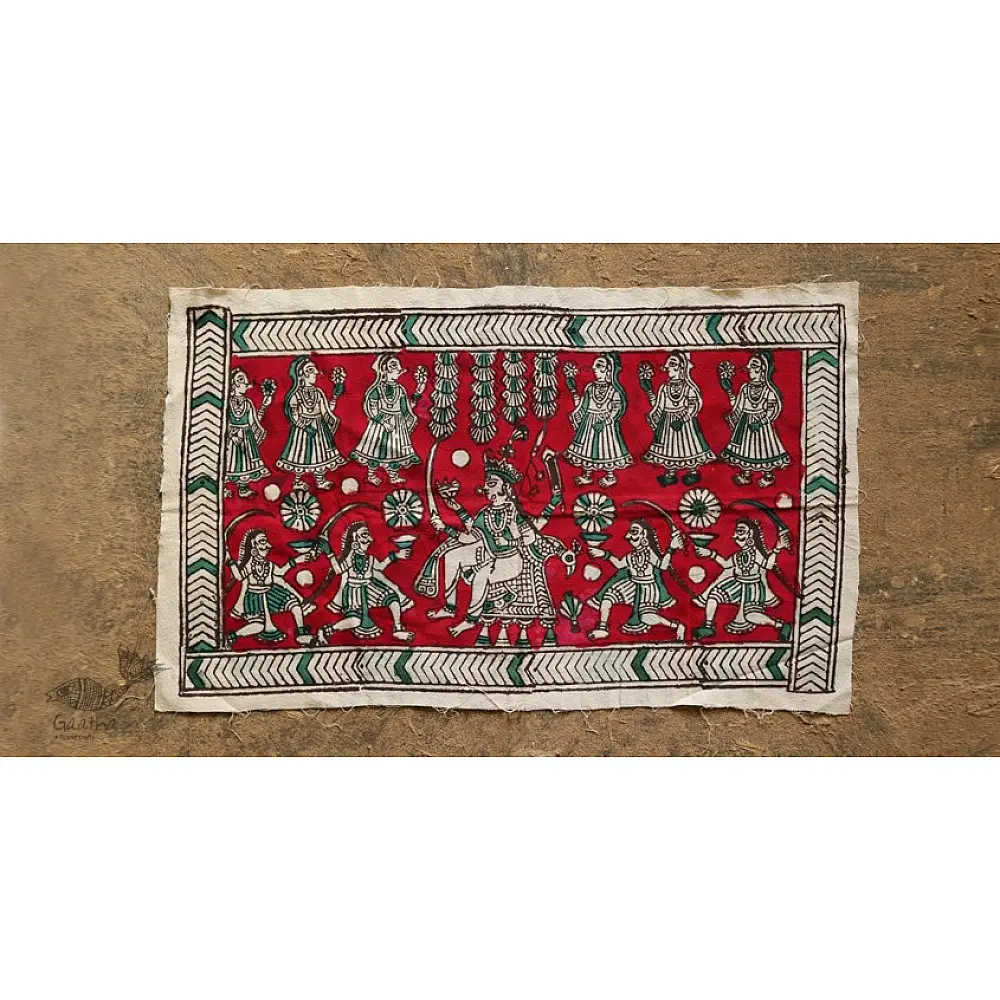 Sacred cloth of the Goddess- Bahu chara mata (26X15)