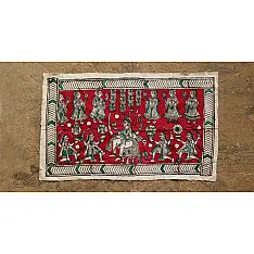 Sacred cloth of the Goddess- Bahu chara mata (26''X15'')