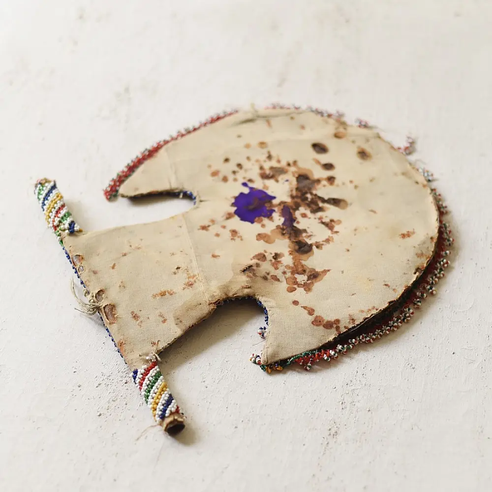 Bead Work of Saurashtra ~ Old Fan/ Vinjano