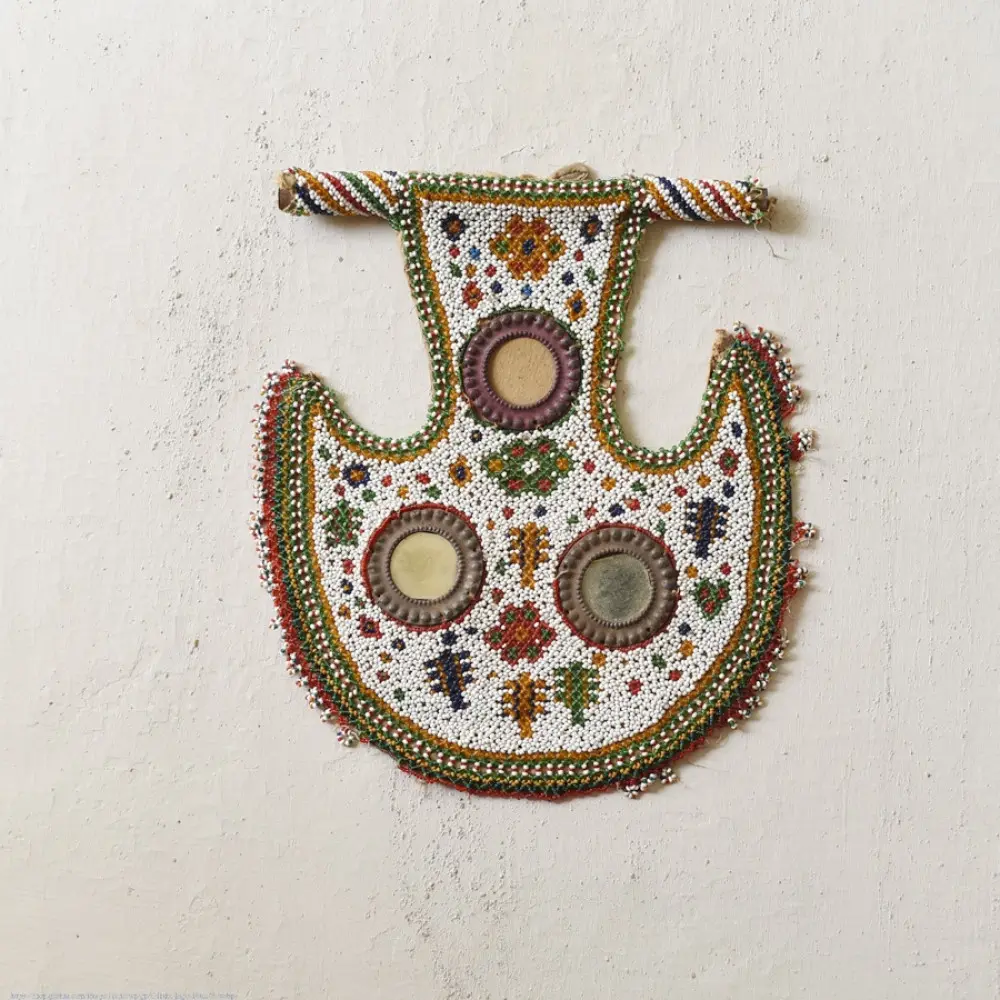 Bead Work of Saurashtra ~ Antique Fan/ Vinjano