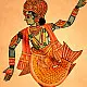 Handmade leather Puppet Vishnu Dashavatar - Matsya