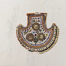 Prachin . प्राचीन || Bead Work of Saurashtra ~ Old Fan/ Antique Vinjano