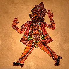 Leather Puppets | Vishnu Dashavatar - Narasimha (The Lion-Man)