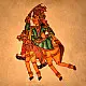 Handmade leather Puppet Vishnu Dashavatar - Kalki 