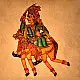 Handmade leather Puppet Vishnu Dashavatar - Kalki 