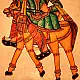 Handmade leather Puppet Vishnu Dashavatar - Kalki 