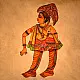 Handmade leather Puppet Vishnu Dashavatar - Vamana (The Dwarf)