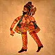 Handmade leather Puppet Vishnu Dashavatar - Parashurama (The Warrior Sage)