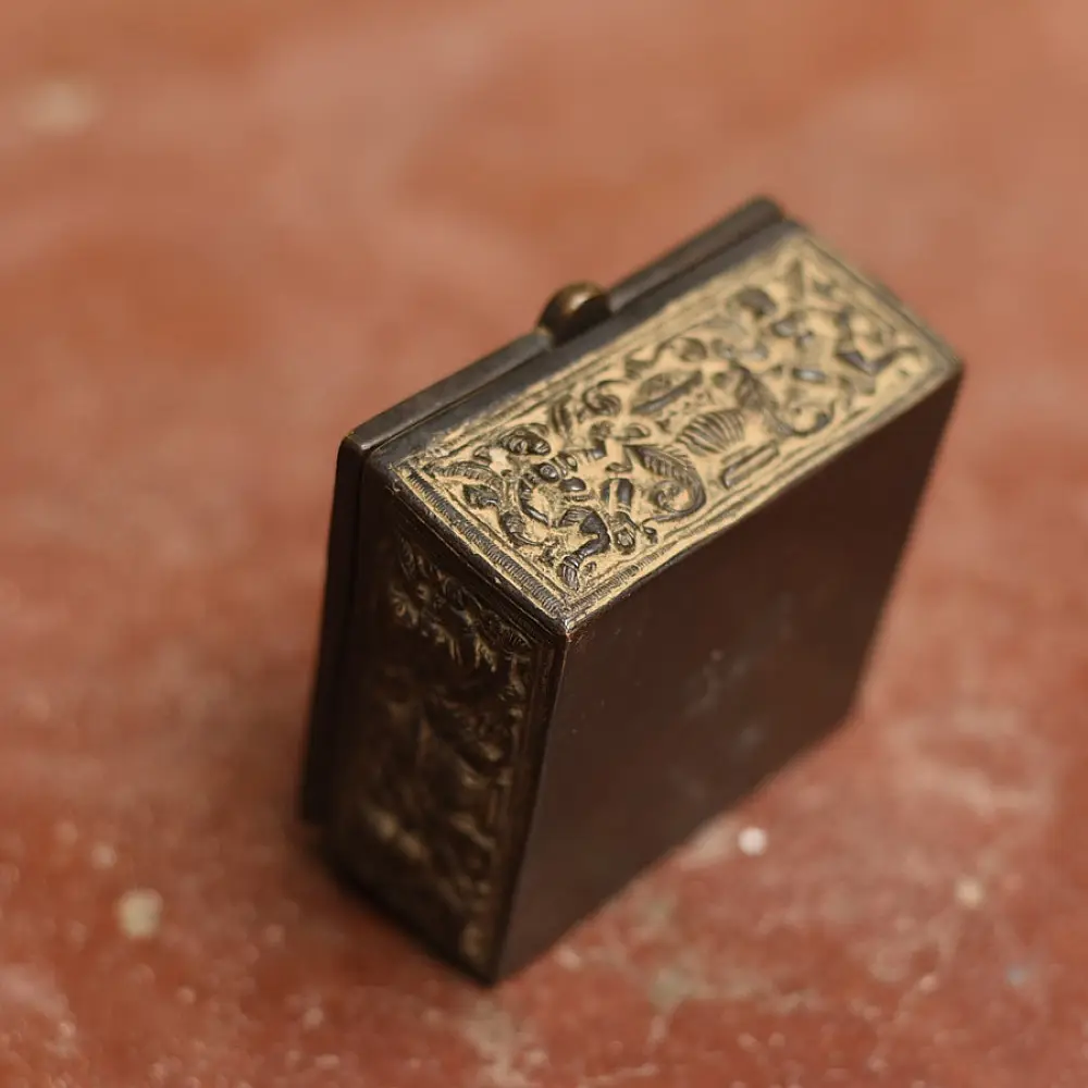 Shop Antique from Khajuraho Brass Jewelry Box